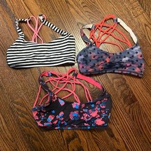 Lot of 3 Lululemon Sports Bras